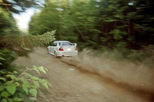 Seamus Burke / Frank Cunningham Mitsubishi Lancer Evo IV on SS3, E. Town East.