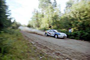 Paul Choiniere / Jeff Becker Hyundai Tiburon on SS3, E. Town East.