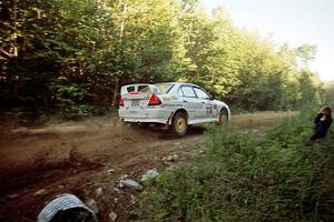 Tom Lawless / Brian Sharkey Mitubishi Lancer Evo IV on SS3, E. Town East.