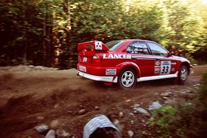 Rhys Millen / Josh Jacquot Mitsubishi Lancer Evo 6.5 on SS3, E. Town East.