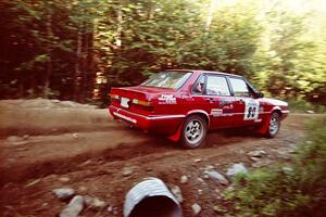 Jon Kemp / Rod Hendicksen Audi 4000 Quattro on SS3, E. Town East.