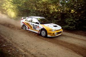 Keith Townsend / Ian McEwen Mitsubishi Lancer Evo IV on SS3, E. Town East.