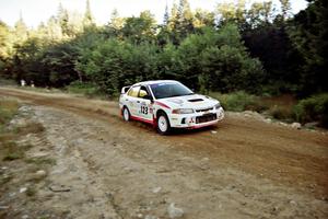 Vinnie Frontinan / Luis Teixeira Mitsubishi Lancer Evo IV on SS3, E. Town East.