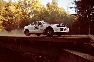 Pete Pollard / Jennifer Cote Toyota Celica GT-4 on SS3, E. Town East.