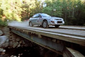 Russ Hodges / Jimmy Brandt Subaru Impreza on SS3, E. Town East.