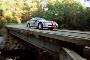 Bruce Perry / Phil Barnes Eagle Talon TSi on SS3, E. Town East.