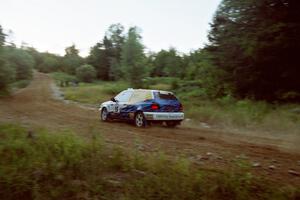 Brad Hawkins / Adrian Wintle VW GTI on SS3, E. Town East.