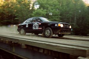 Paul Tingaud / Phillip Ho Audi 80 Quattro on SS3, E. Town East.