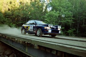 Patrick Lilly / Rory Galligan Subaru WRX STi on SS3, E. Town East.