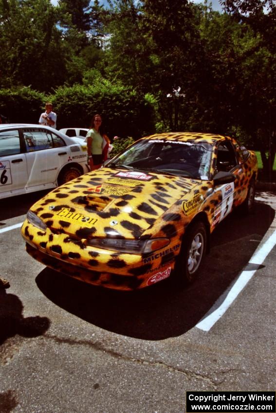 Doug Shepherd / Pete Gladysz Mitsubishi Eclipse prior to the start of the event.