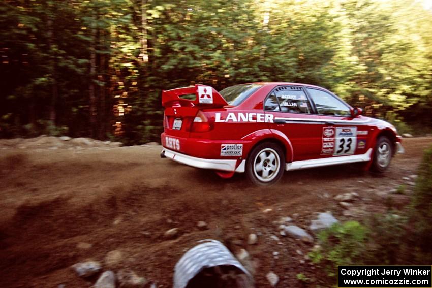 Rhys Millen / Josh Jacquot Mitsubishi Lancer Evo 6.5 on SS3, E. Town East.