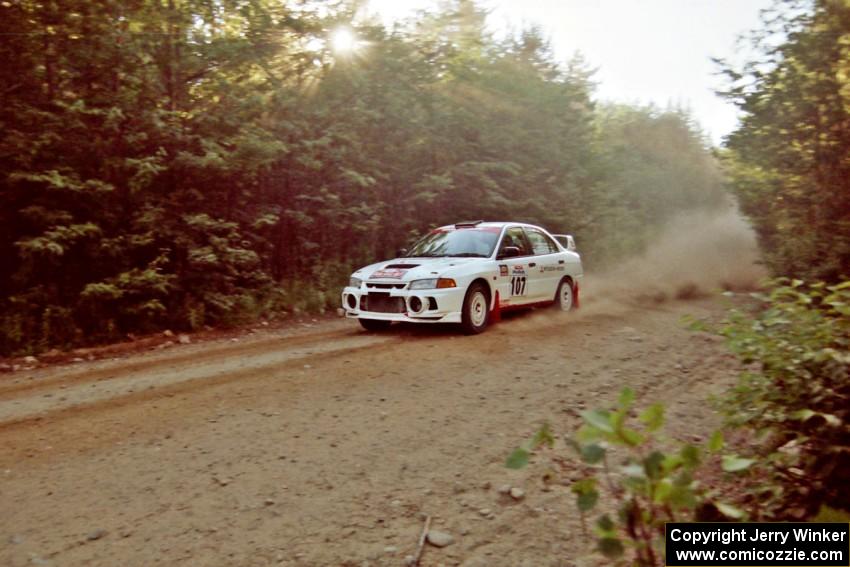 Tim Paterson / Scott Ferguson Mitsubishi Lancer Evo IV on SS3, E. Town East.