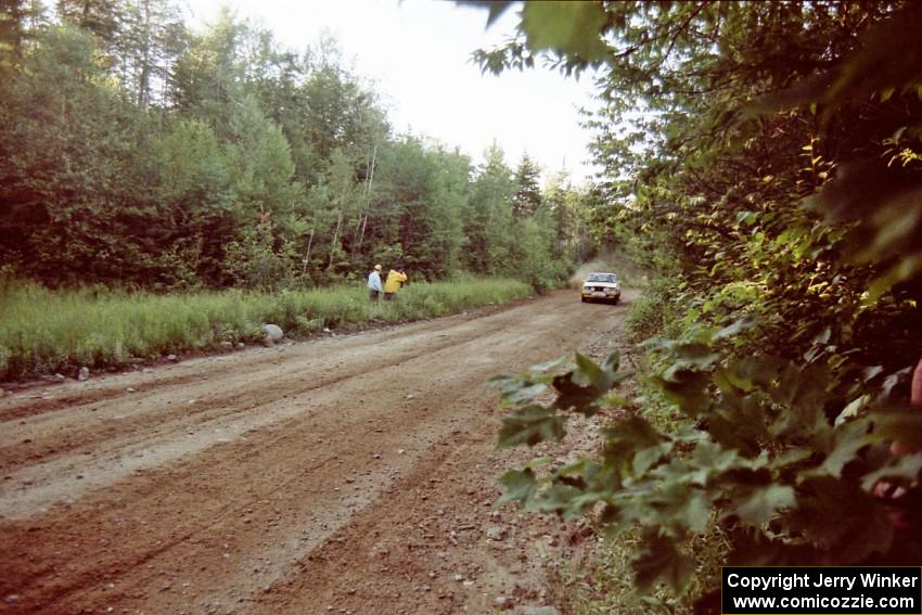 Carl Jardevall / Amity Trowbridge Volvo 740 Turbo on SS3, E. Town East.