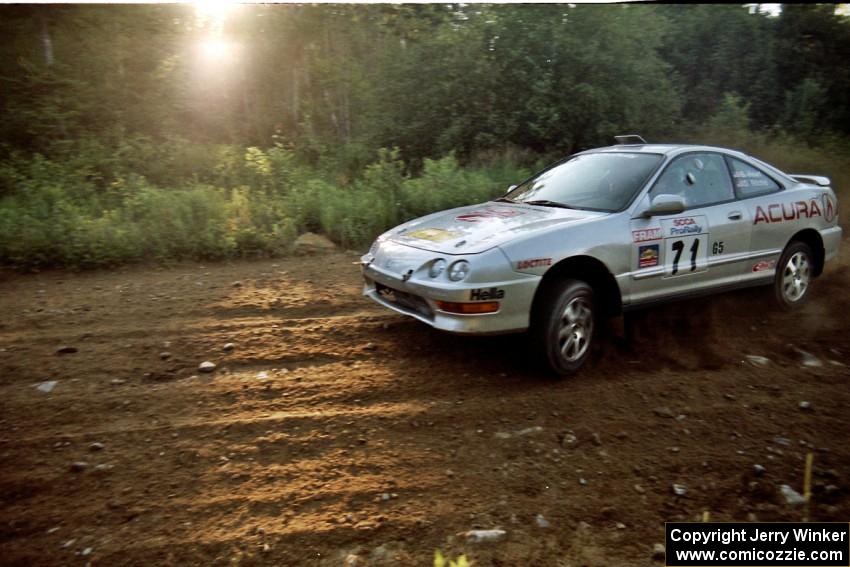 Bryan Hourt / Drew Ritchie Acura Integra GS-R on SS3, E. Town East.