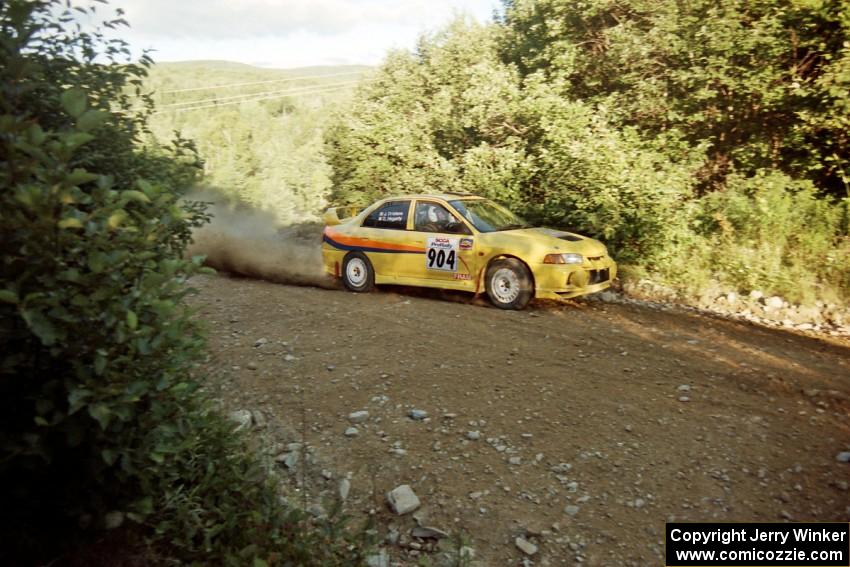 John Drislane / Declan Hegarty Mitsubishi Lancer Evo IV on SS3, E. Town East.