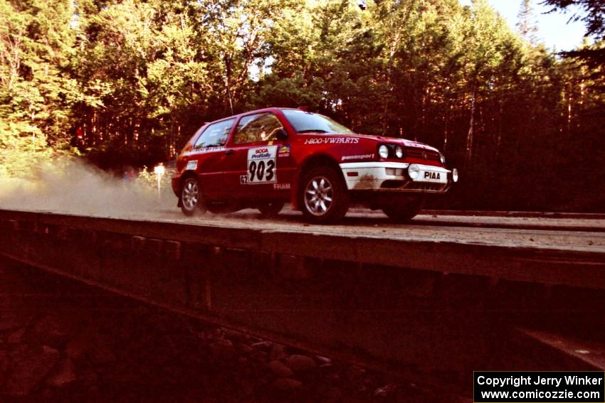 Chris Havas / Ben Bradley VW Golf on SS3, E. Town East.