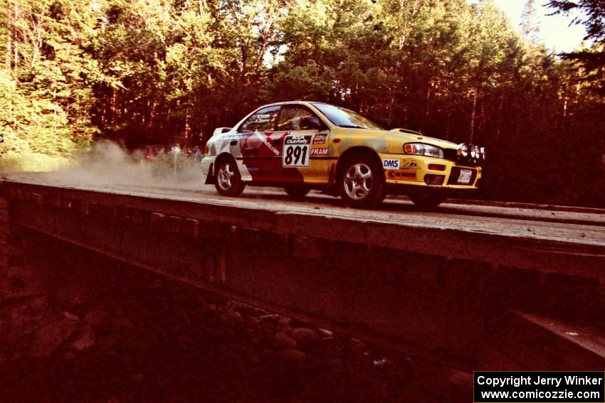 Randy Zimmer / Russell Strate, Jr. Subaru Impreza on SS3, E. Town East.