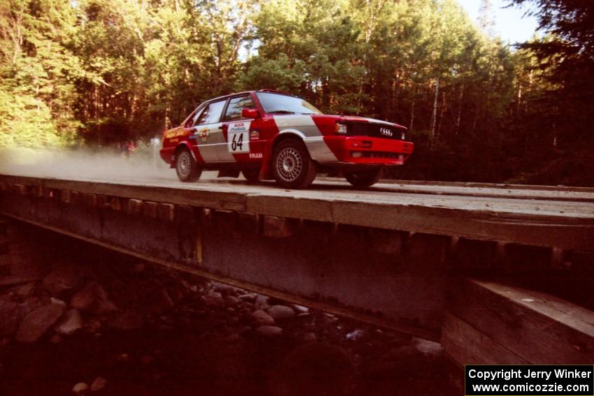 Sylvester Stepniewski / Adam Pelc Audi 4000 Quattro on SS3, E. Town East.