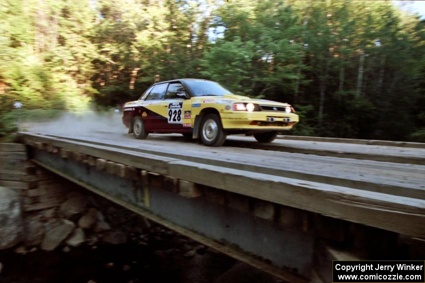 Dean Fry / Rick Davis Subaru Legacy on SS3, E. Town East.