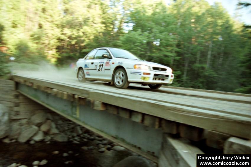 Greg Healey / John MacLeod Subaru Impreza on SS3, E. Town East.