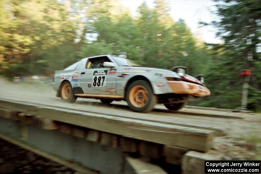 Mark Bowers / Duffy Bowers Mitsubishi Starion on SS3, E. Town East.