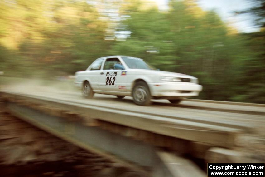 Dan Brosnan / David Dooley Nissan Sentra SE-R on SS3, E. Town East.