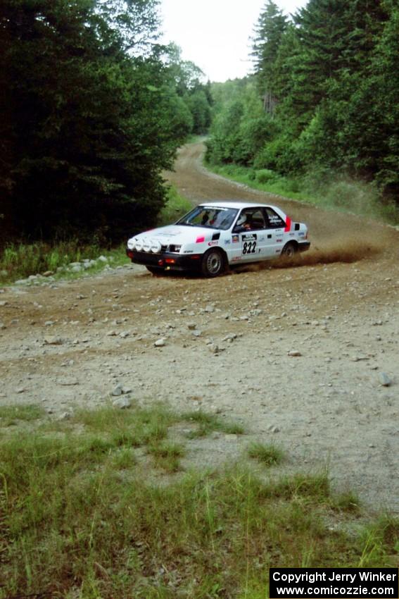 Jeff Field / Dave Weiman Dodge Shadow on SS3, E. Town East.