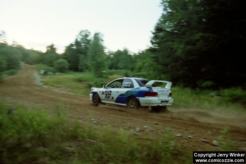 Patrick Farrell / Bob Kelly Subaru Impreza on SS3, E. Town East.