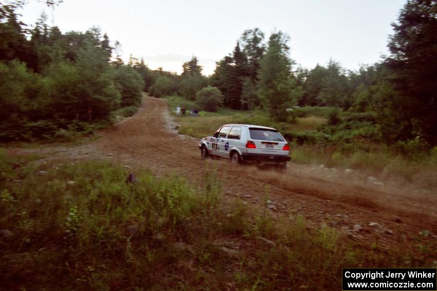 Pablo Sanfrancisco / Rob Bergstrom VW GTI on SS3, E. Town East.