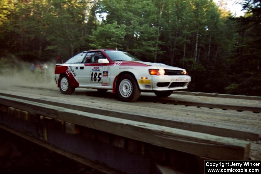 Jon Bogert / Daphne Bogert Toyota Celica All-Trac on SS3, E. Town East.