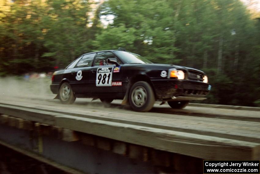 Paul Tingaud / Phillip Ho Audi 80 Quattro on SS3, E. Town East.