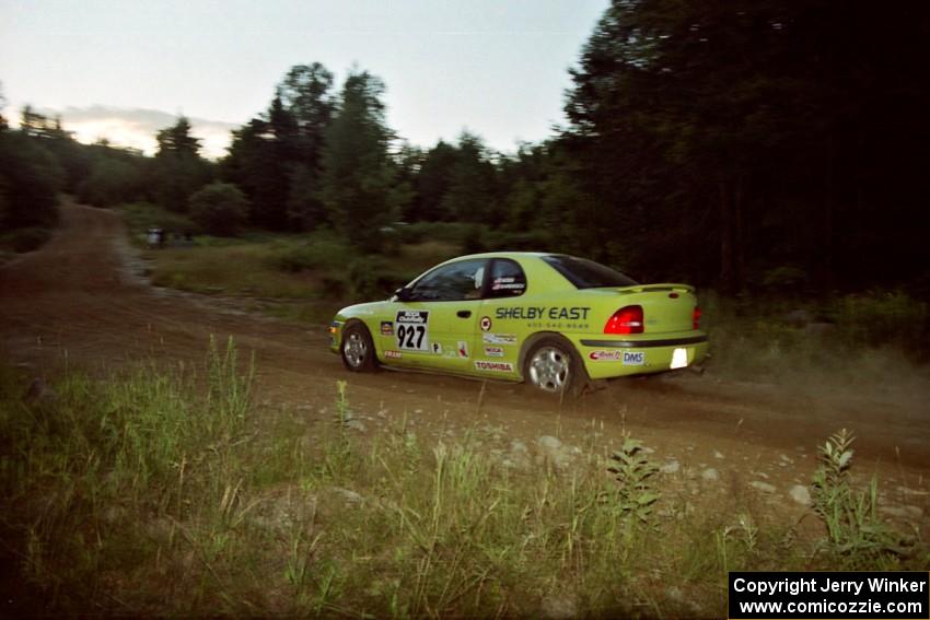 Brian Goss / Sarah Gardescu Dodge Neon on SS3, E. Town East.