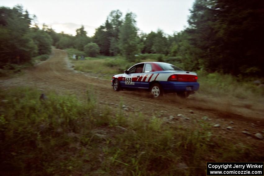 Tom Young / Jim LeBeau Dodge Neon ACR on SS3, E. Town East.