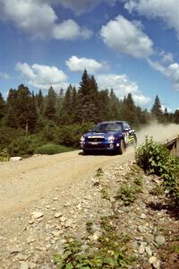 Pat Richard / Ian McCurdy Subaru WRX on SS5, Parmachenee West.