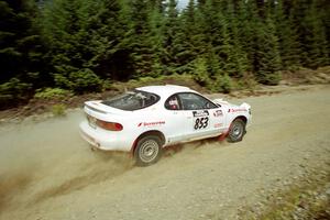 Pete Pollard / Jennifer Cote Toyota Celica GT-4 on SS5, Parmachenee West.