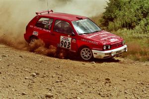 Chris Havas / Ben Bradley VW Golf on SS6, Parmachenee East.