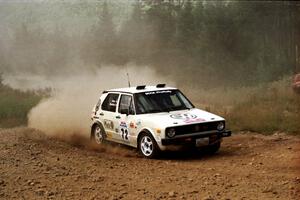 Jon Hamilton / Ken Sabo VW Rabbit on SS5, Parmachenee West.