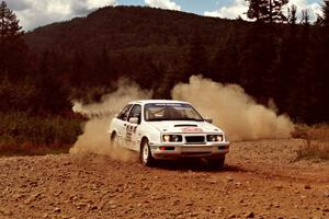 Colin McCleery / Jeff Secor Ford Sierra XR4i on SS5, Parmachenee West.