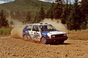 Chris Whiteman / Mike Paulin VW GTI on SS5, Parmachenee West.