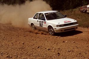 Dan Brosnan / David Dooley Nissan Sentra SE-R on SS5, Parmachenee West.