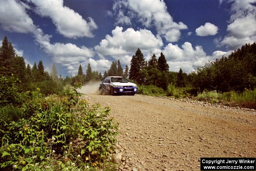 Ramana Lagemann / Russ Hughes Subaru WRX STi on SS5, Parmachenee West.