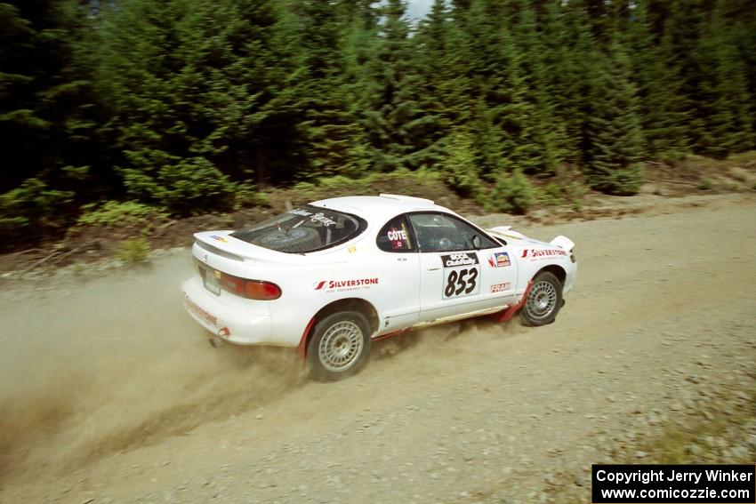 Pete Pollard / Jennifer Cote Toyota Celica GT-4 on SS5, Parmachenee West.