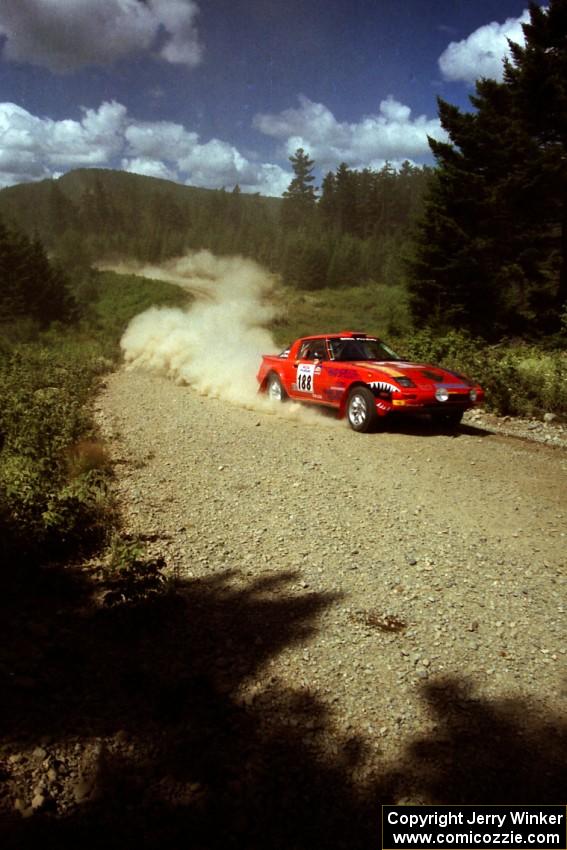 Andrew Havas / Melanie Kelly Mazda RX-7 on SS5, Parmachenee West.