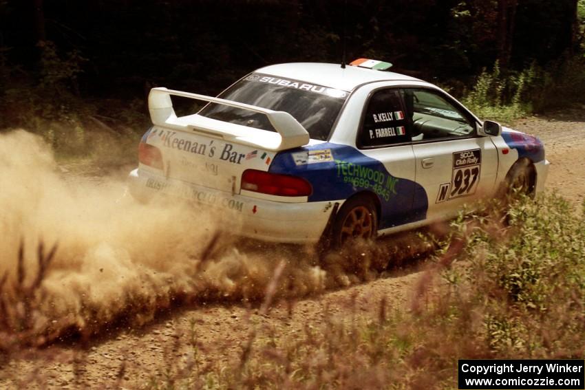 Patrick Farrell / Bob Kelly Subaru Impreza on SS6, Parmachenee East.