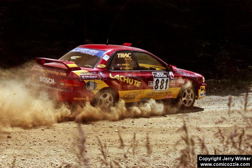 Pierre Bazinet / Dave Shindle Subaru Impreza 2.5RS on SS6, Parmachenee East.