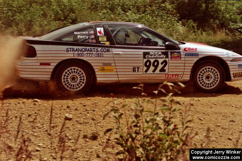 Bruce Perry / Phil Barnes Eagle Talon TSi on SS6, Parmachenee East.