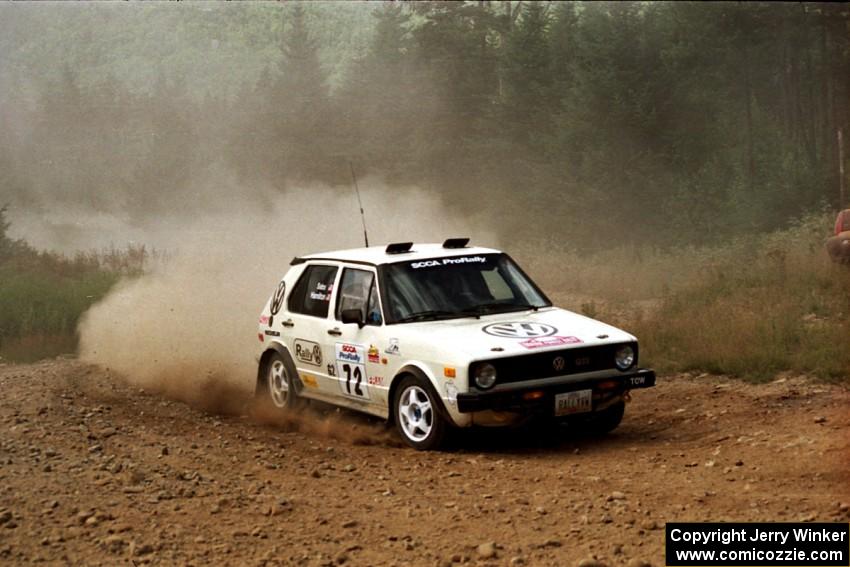 Jon Hamilton / Ken Sabo VW Rabbit on SS5, Parmachenee West.