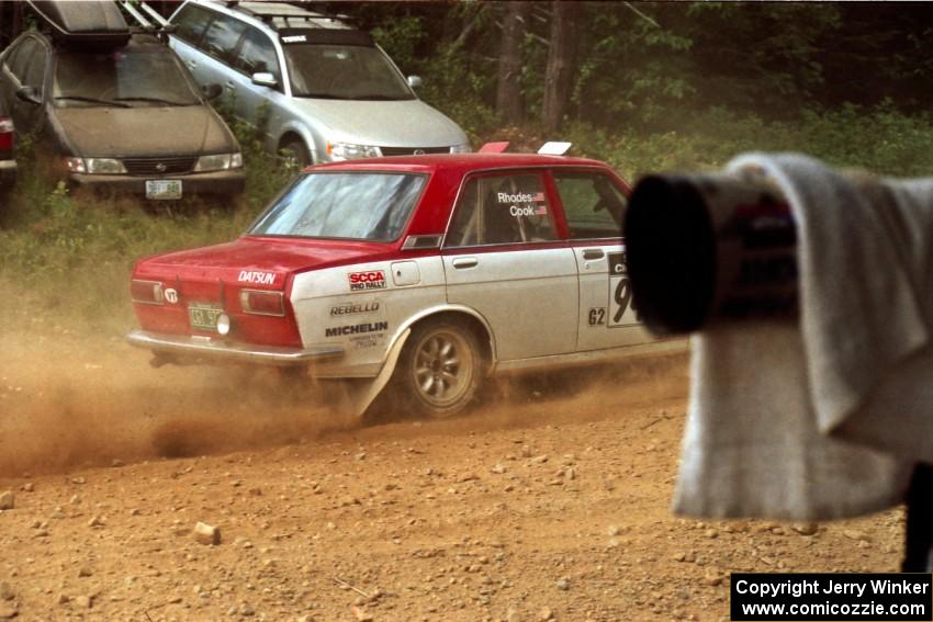 Dan Cook / Bill Rhodes Datsun 510 on SS5, Parmachenee West.