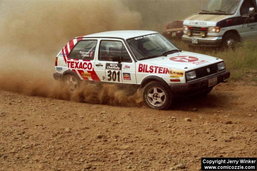 Tony Chavez / Doug Robinson VW GTI on SS5, Parmachenee West.