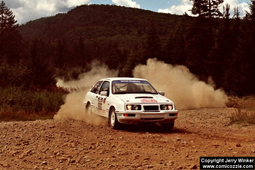 Colin McCleery / Jeff Secor Ford Sierra XR4i on SS5, Parmachenee West.